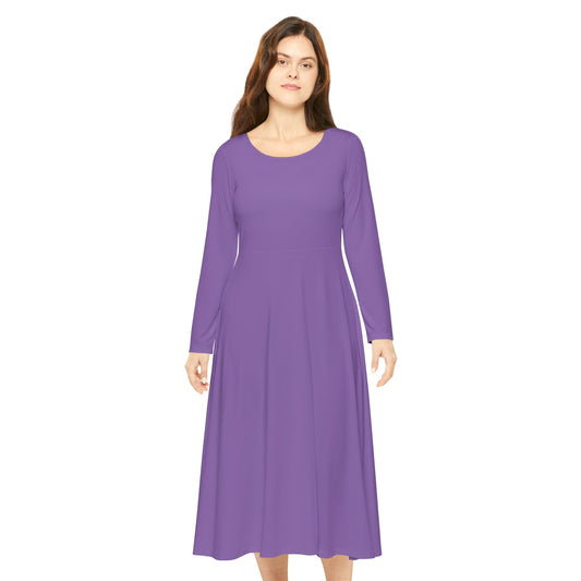 Women's Long Sleeve Dance Dress (AOP)